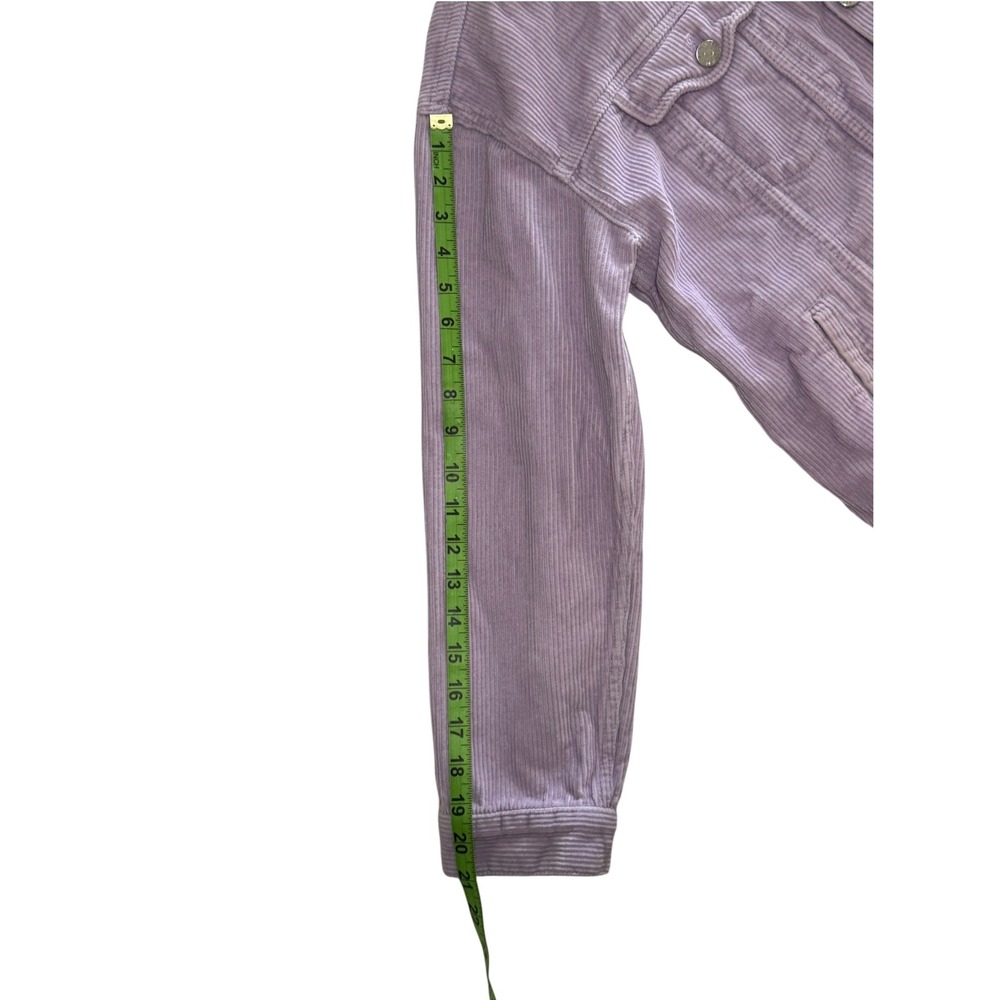 BDG Urban Outfitters Purple Corduroy Trucker Jacket Women Medium Lavender - Picture 8 of 8